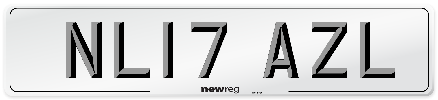 NL17 AZL Number Plate from New Reg